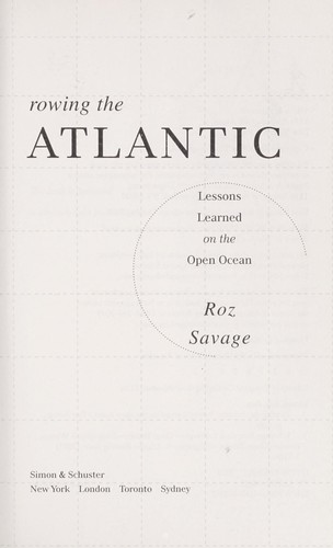Rowing the Atlantic