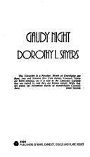 Gaudy Night